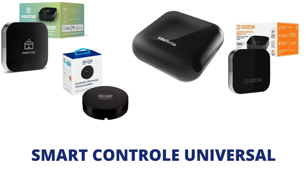 4 opções de smart controle universal