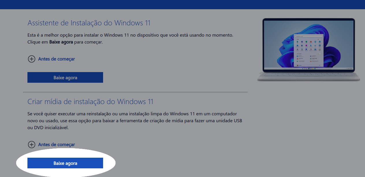 como baixar e instalar windows 11 pelo pendrive