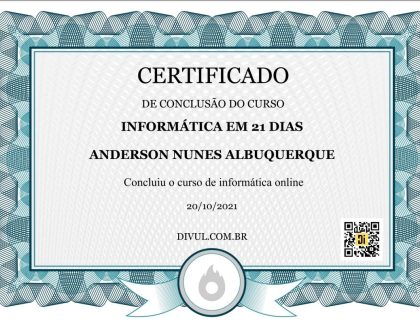 Curso de informática com certificado